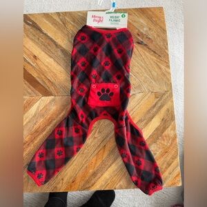 Dog Holiday pajamas size small NEW
